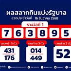 หวยงวดวันที่ 1